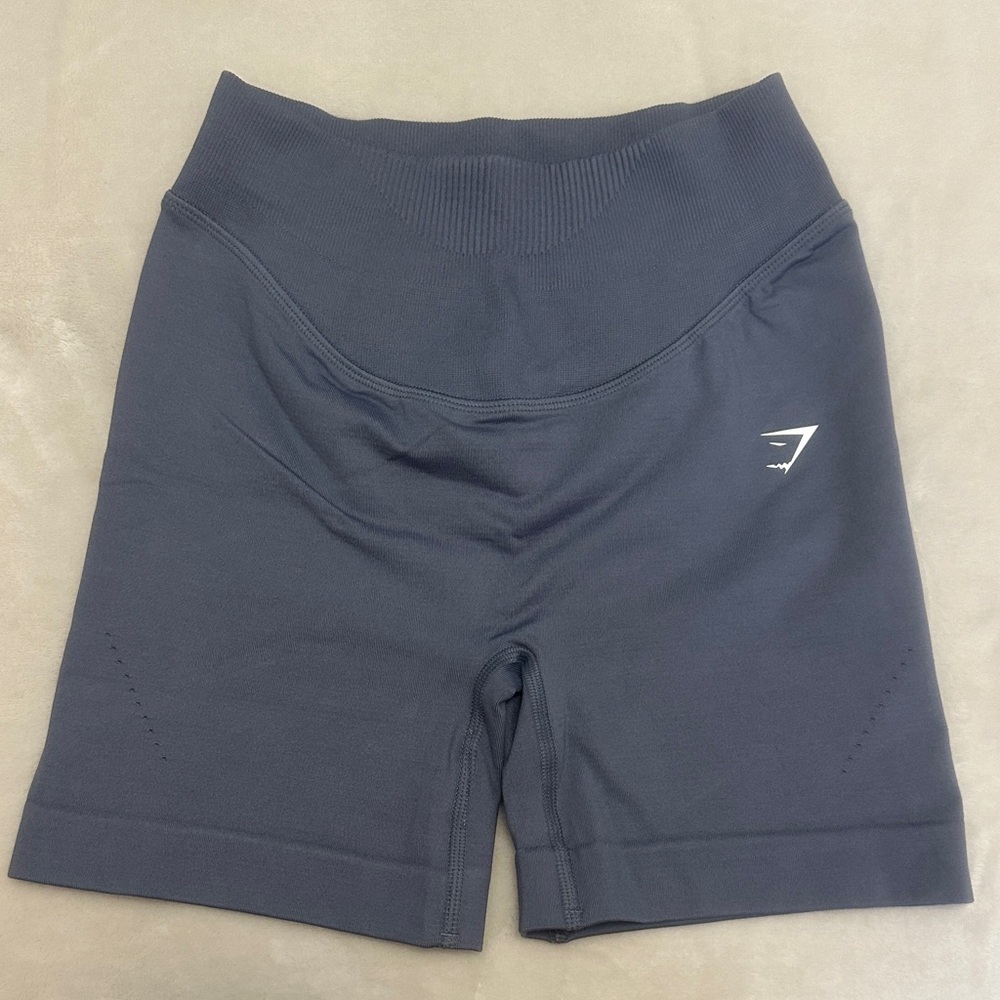 GYMSHARK Women's Gray Sweat Seamless Gym Shorts
